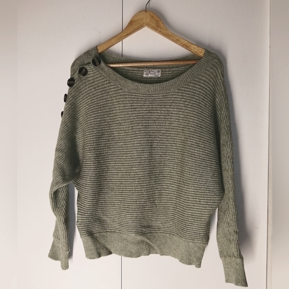 poof apparel Sweaters - MINT GREEN SWEATER SIZE LARGE